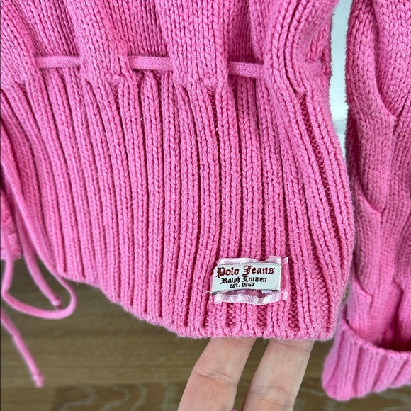 Bundle 5 items @ 25$, pay only 75$ - Polo Ralph Lauren Cable Cardigan - Picture 3 of 7